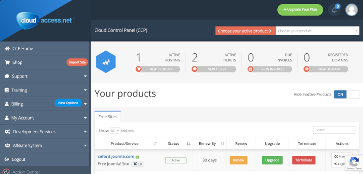 ccp your products page