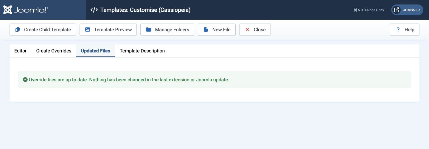 templates customise cassiopeia updated tab