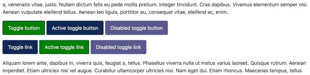 Bootstrap buttons
