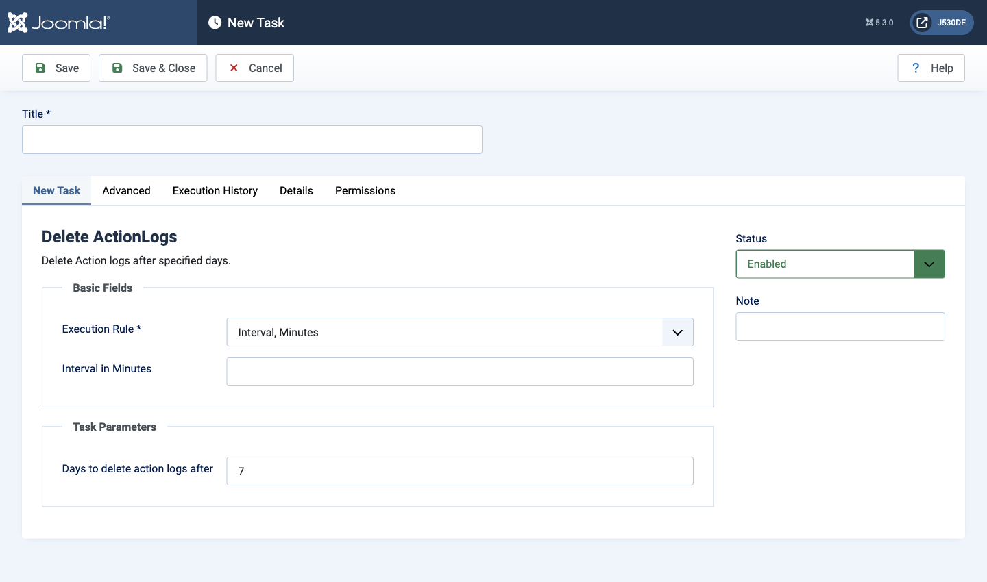 joomla update notification parameters