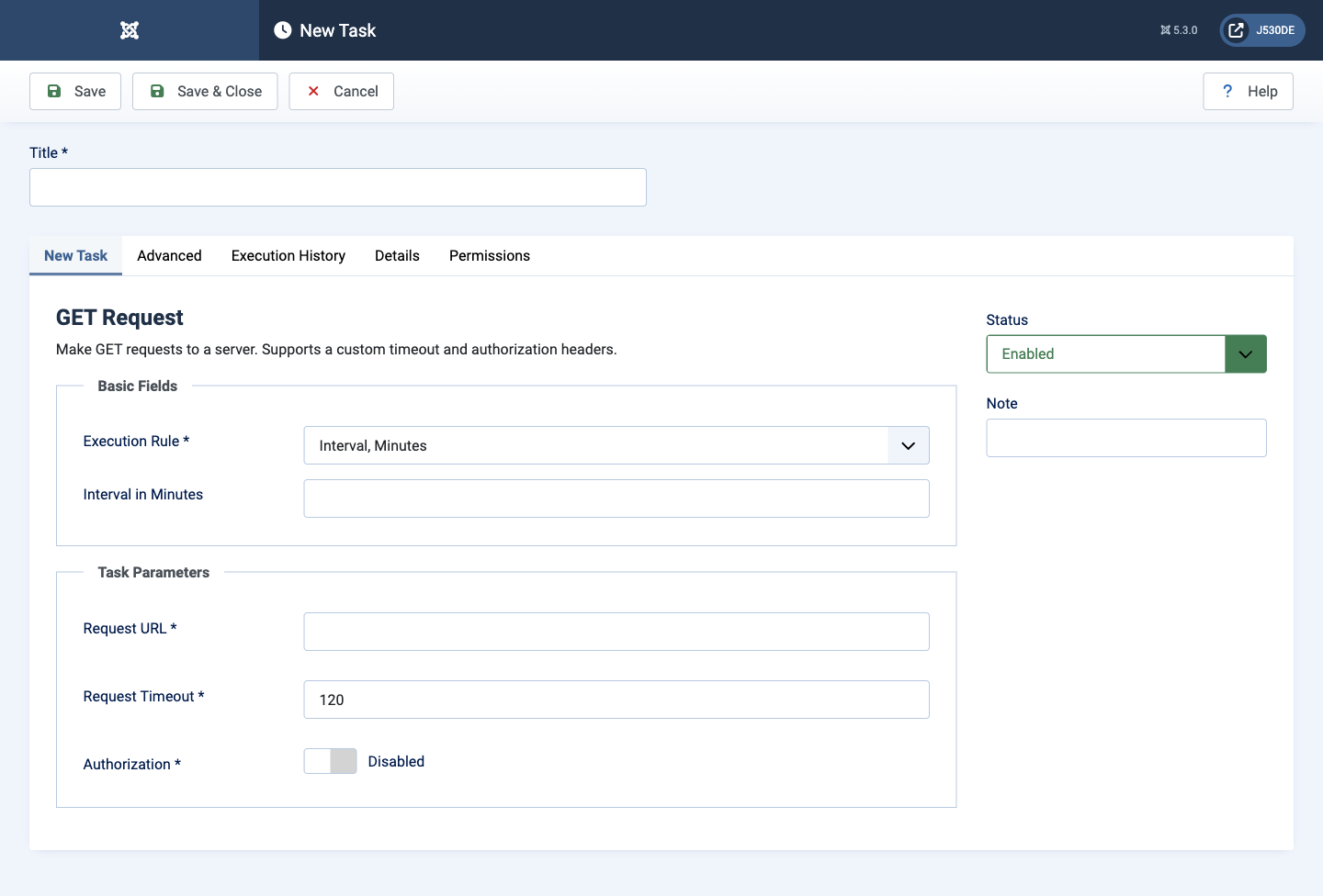 joomla update notification parameters
