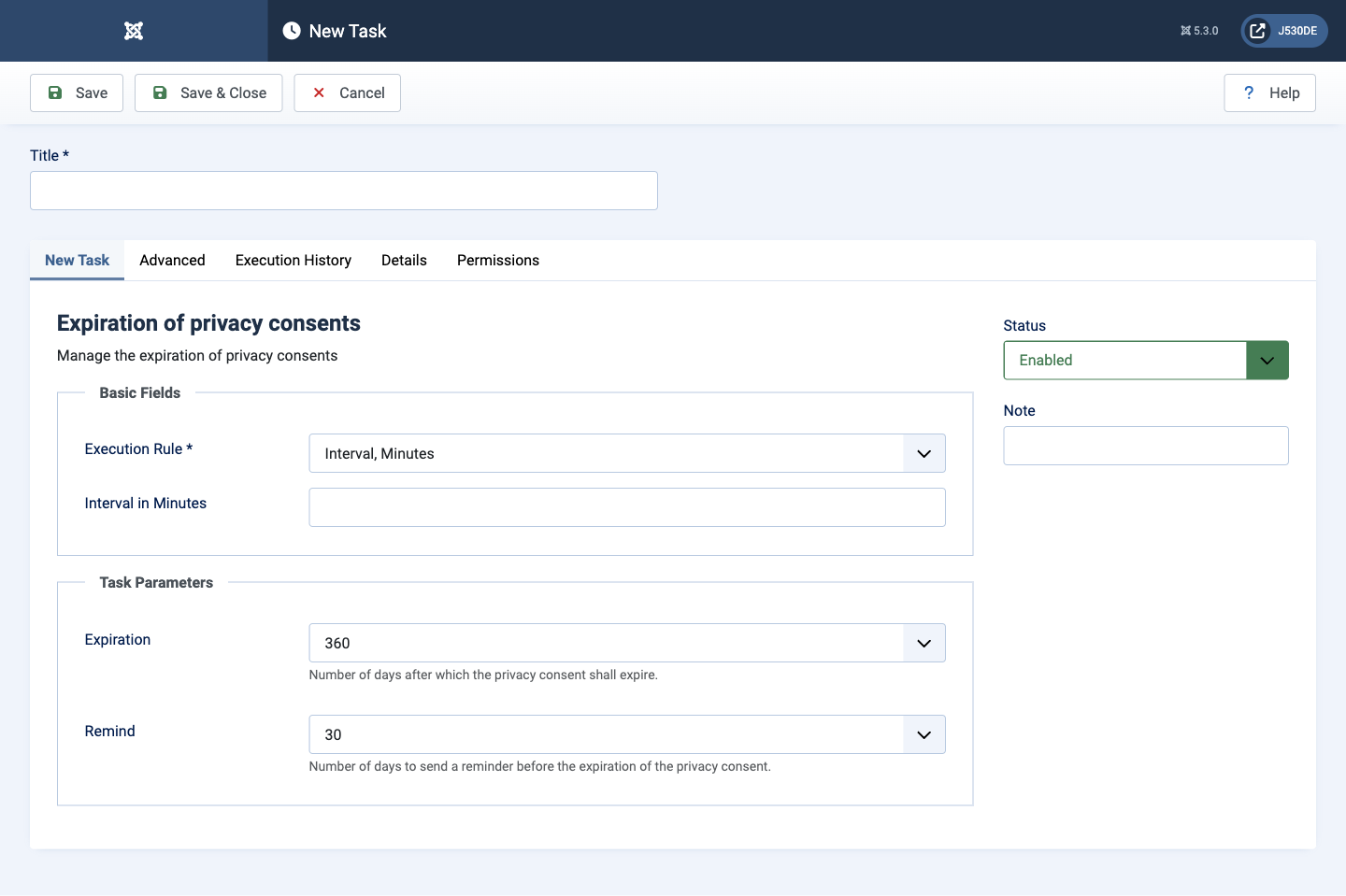 joomla update notification parameters