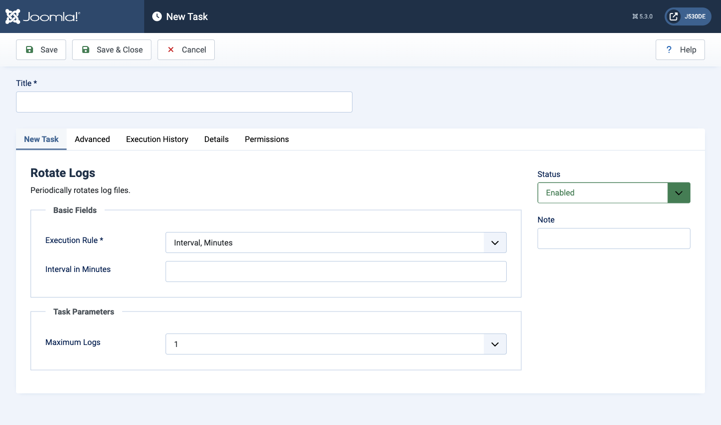 joomla update notification parameters