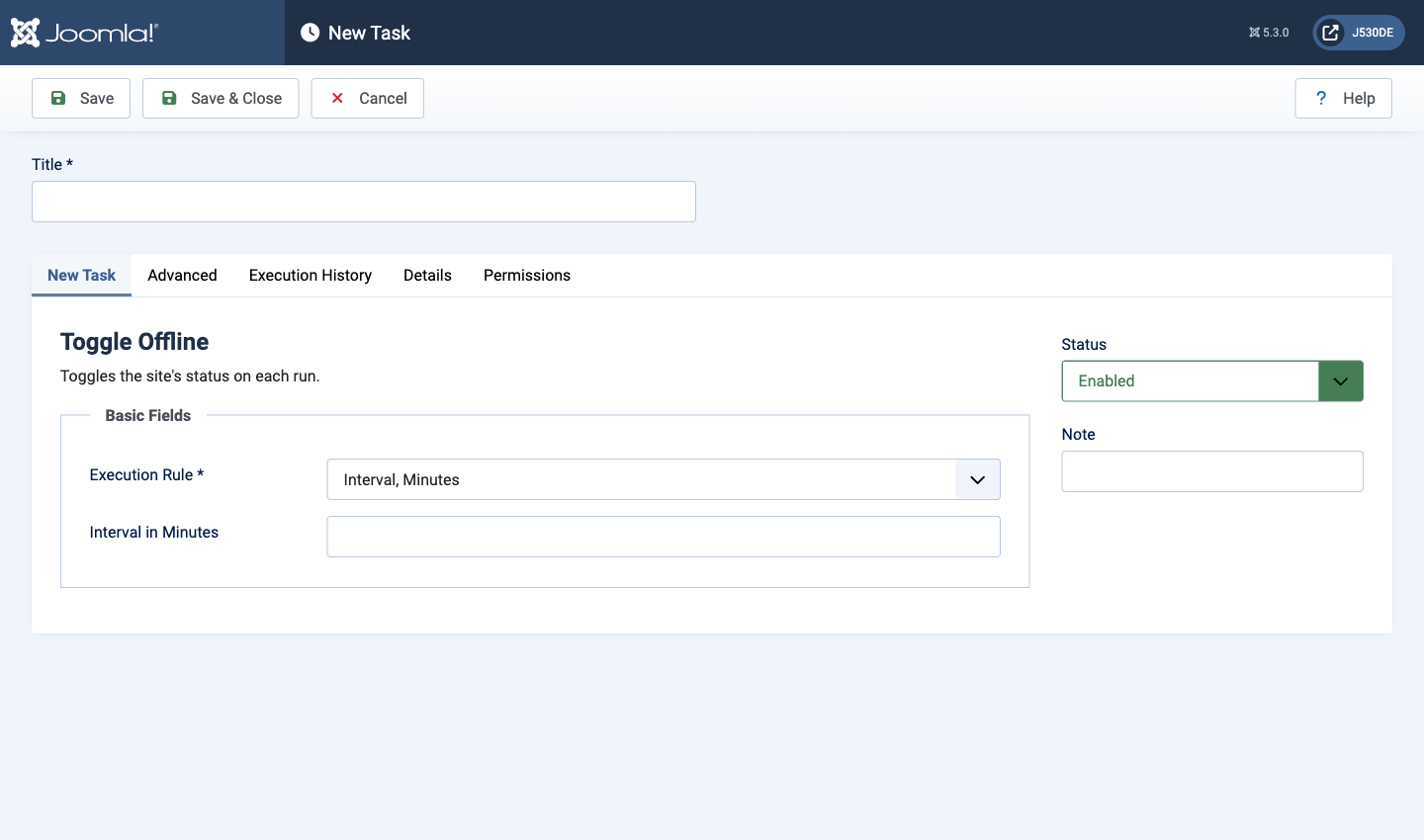 joomla update notification parameters