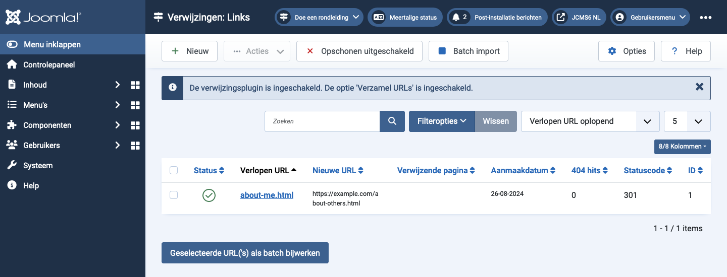 Links met doorverwijzingen