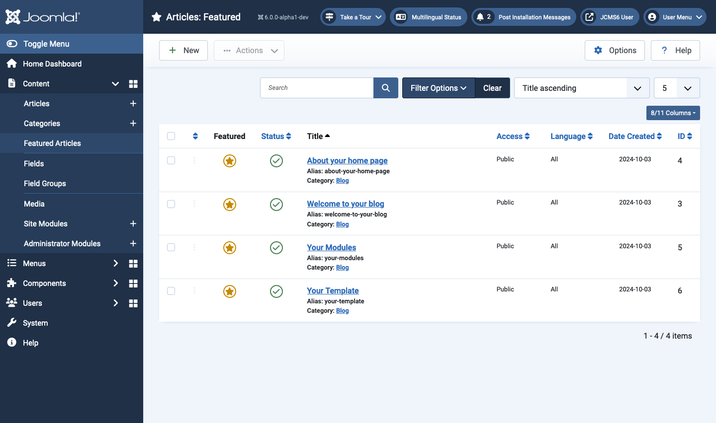 Featured articles